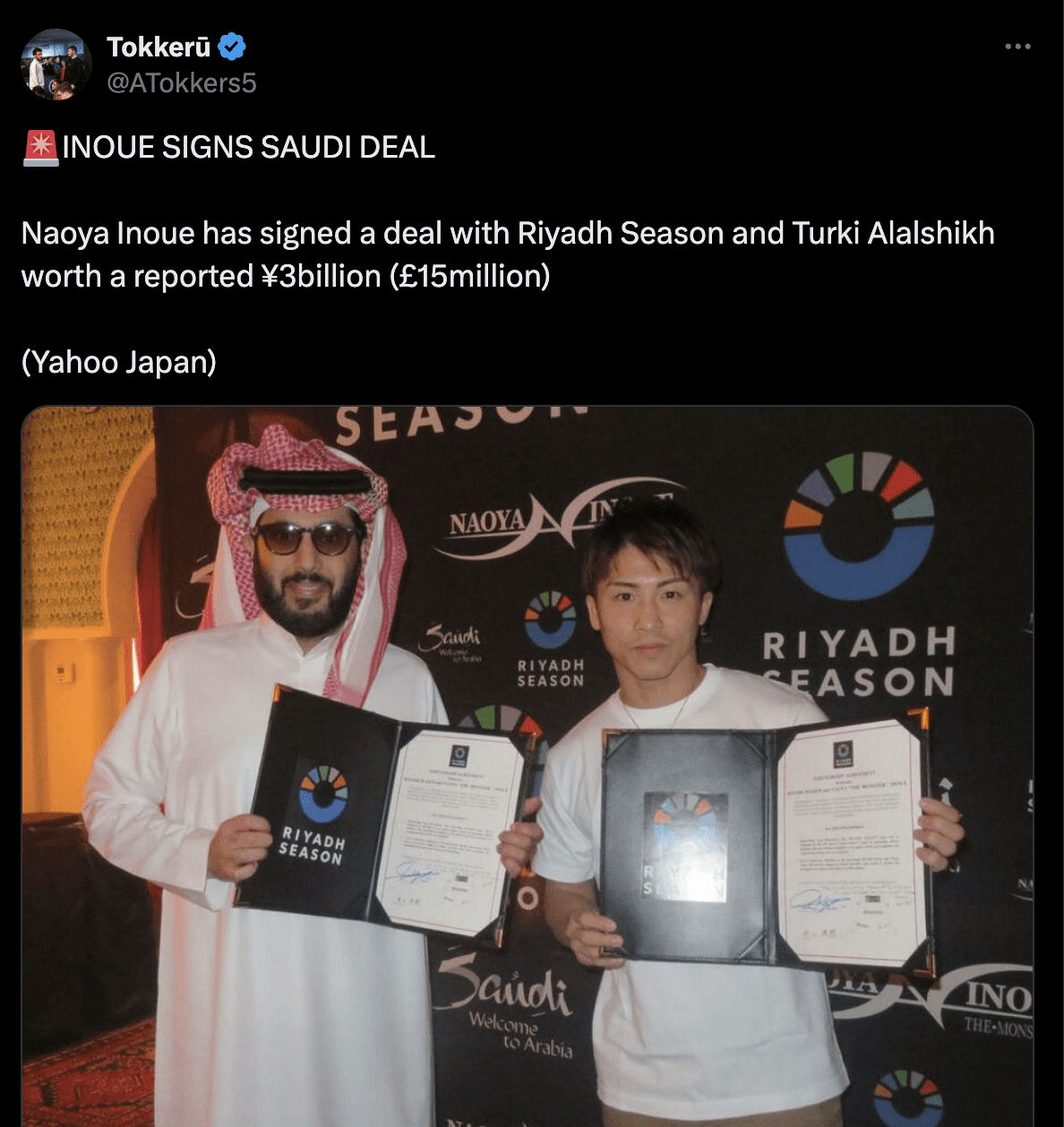 Naoya Inoue's Mega Deal With The Saudis; What's Next? 1
