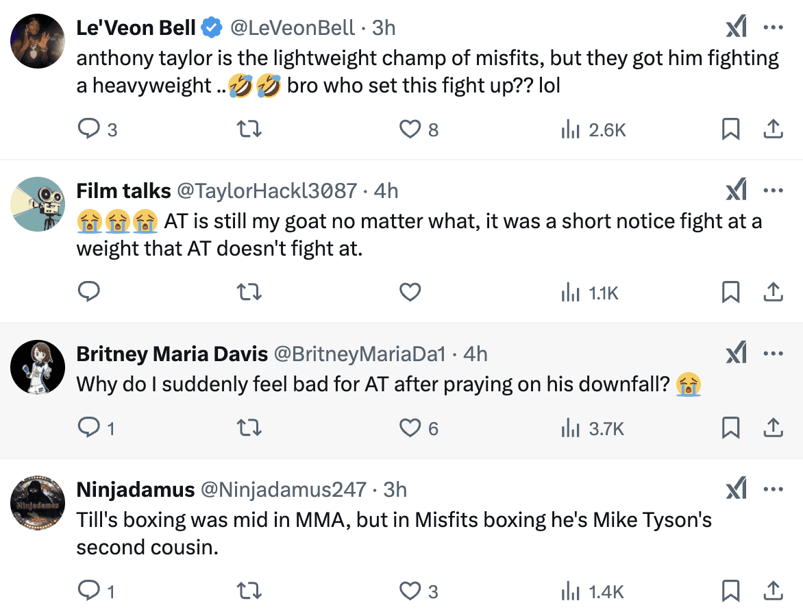 Darren Till Stops Anthony Taylor In Explosive Misfits Debut 1
