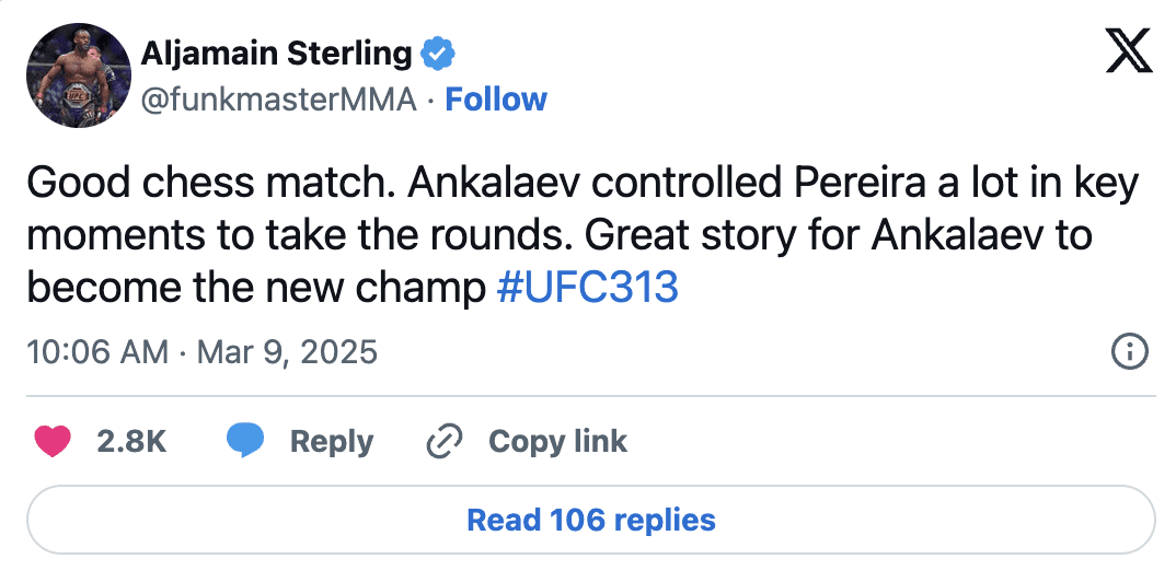 Pros React To Ankalaev Beating Pereira - 'Garbage Decision' 4