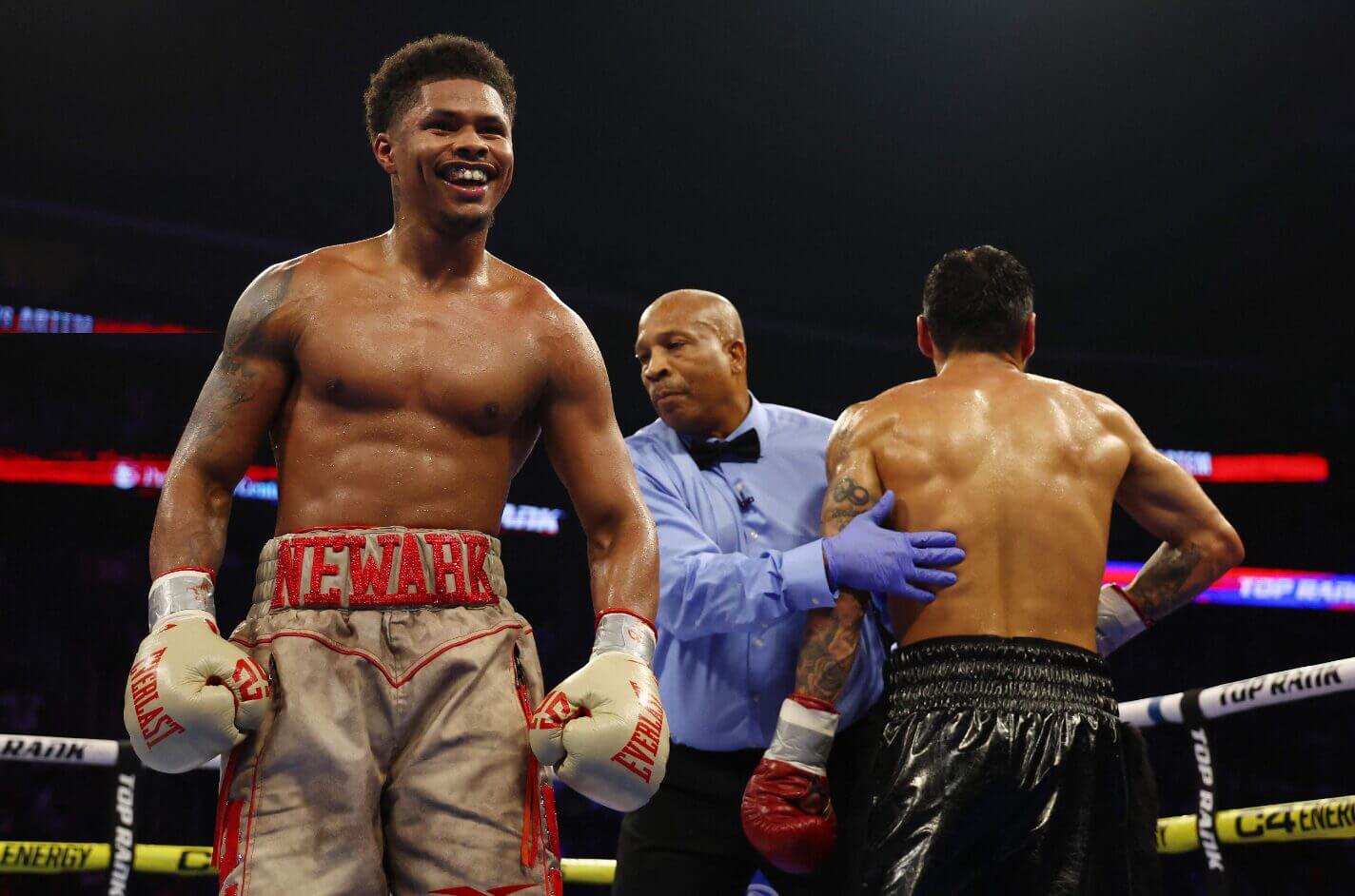 Shakur Stevenson became a free agent after his win over Artem Harutyunyan.